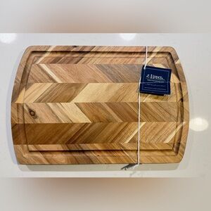 Lipper International Acacia Wood Cutting Board / Serving Board – NWT